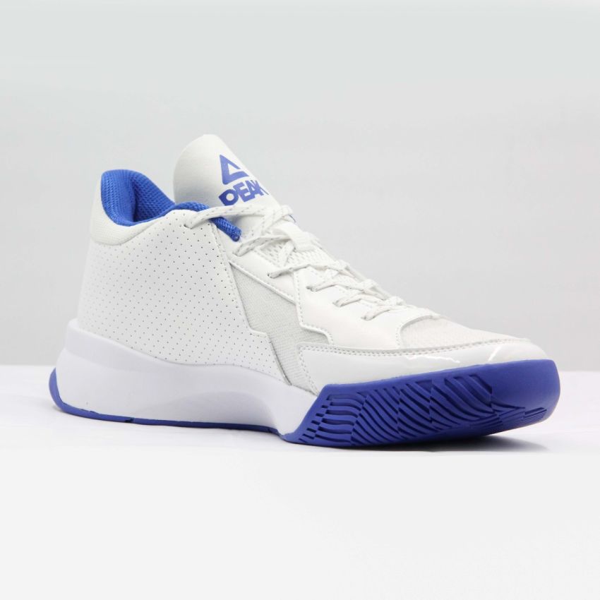PEAK BASKETBALL MATCH SHOES E232061A WHITE/BLUE
