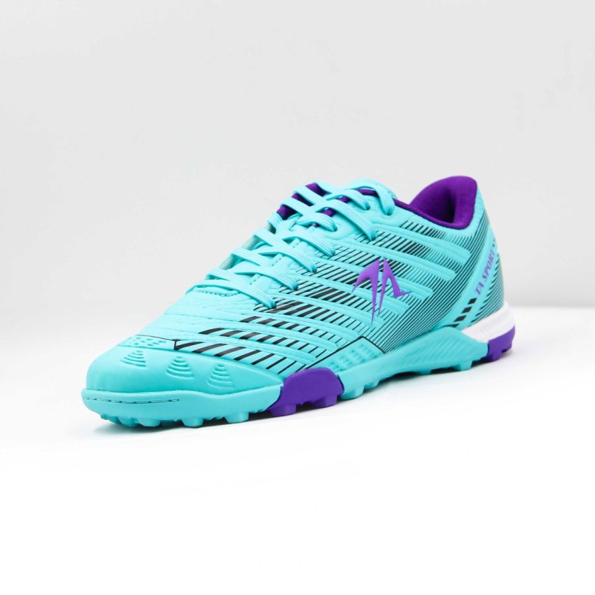 TA SPORT JM-649099 Turf Football Shoes – Turquoise/Purple